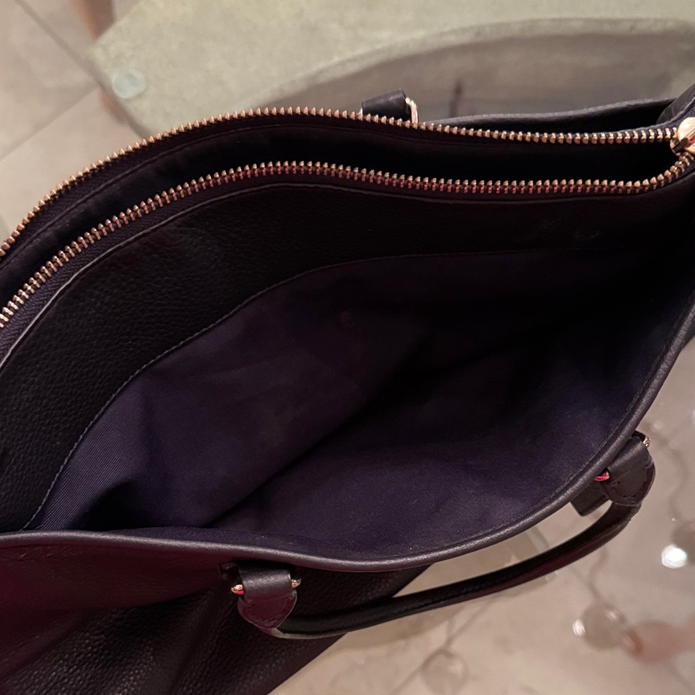 Coach Luxurious Black Leather Satchel - Picture 5 of 12